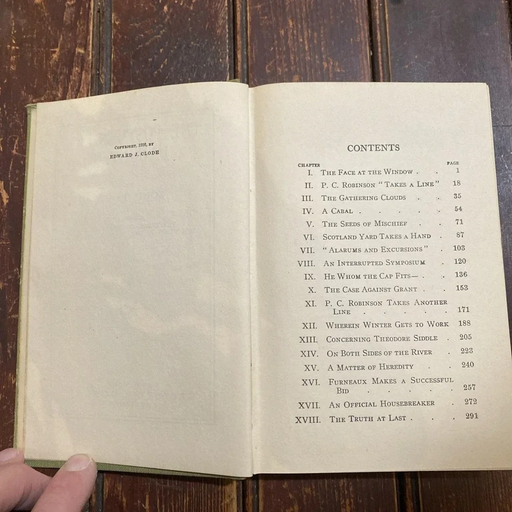THE POSTMASTER'S‎ DAUGHTER by Louis Tracy (HC, 1916, Edward J. Clode)